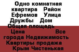 Одно комнатная квартира › Район ­ Ефремов › Улица ­ Дружбы › Дом ­ 29 › Общая площадь ­ 31 › Цена ­ 1 000 000 - Все города Недвижимость » Квартиры продажа   . Крым,Чистенькая